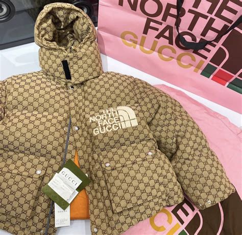 doudoune gucci north face noir|north face x gucci mountain jacket.